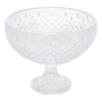 Centro de Mesa Decorativo de Cristal de Chumbo com Pé Lys 25x20cm - Wolff Centro de Mesa Decorativo de Cristal de Chumbo com Pé Lys 25x20cm - Wolff