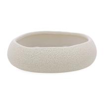 Centro de Mesa Decorativo em Cerâmica Branco 25cm 19275 Mart Centro de Mesa Decorativo em Cerâmica Branco 25cm 19275 Mart