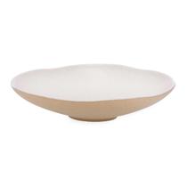 Centro de Mesa Decorativo em Cerâmica Branco 30cm 19273 Mart Centro de Mesa Decorativo em Cerâmica Branco 30cm 19273 Mart