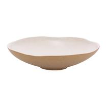 Centro de Mesa Decorativo em Cerâmica Branco 38cm 19274 Mart Centro de Mesa Decorativo em Cerâmica Branco 38cm 19274 Mart