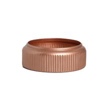 Centro de Mesa Decorativo em Cerâmica Home Modelo Waves Rose Gold