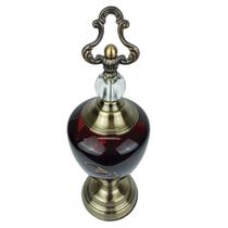 Centro de Mesa Decorativo Grande Vermelho e Dourado 40cm