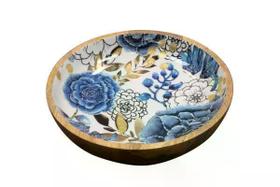 CENTRO DE MESA DECORATIVO LINHA LAMMIE DUTCH BLUE 31cm