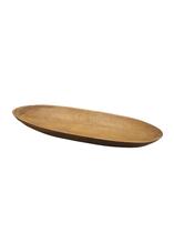 Centro de Mesa Decorativo Oval em Madeira 50cm 18579 Mart Centro de Mesa Decorativo Oval em Madeira 50cm 18579 Mart