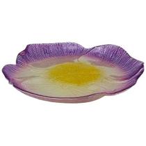 Centro de Mesa em Cristal Lilás - 2,5x24,5cm - Centro de Mesa Elegante para Decoração de Prestígio Centro de Mesa em Cristal Lilás - 2,5x24,5cm - Centro de Mesa Elegante para Decoração de Prestígio