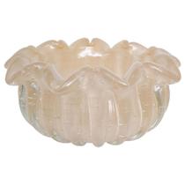 Centro de Mesa Em Cristal Murano Nice Champagne G