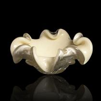 Centro De Mesa Em Cristal Murano Pérola - São Marcos 22cm Centro De Mesa Em Cristal Murano Pérola - São Marcos 22cm