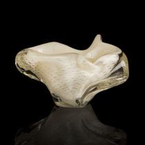 Centro De Mesa Em Cristal Murano Pérola - São Marcos 24cm Centro De Mesa Em Cristal Murano Pérola - São Marcos 24cm