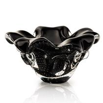 Centro De Mesa Em Cristal Murano Preto - São Marcos Centro De Mesa Em Cristal Murano Preto - São Marcos
