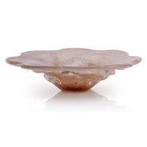 Centro De Mesa Em Cristal Murano Rosa - São Marcos 30cm Centro De Mesa Em Cristal Murano Rosa - São Marcos 30cm