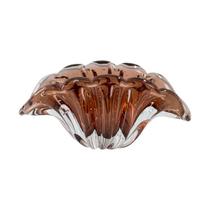 Centro de Mesa em Cristal Murano URK P Rubi Dourado