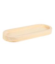 CENTRO DE MESA EM MADEIRA NATURAL 35x13 cm