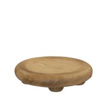 Centro De Mesa Em Madeira Paula 30x6,5cm - Mai Home