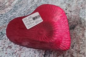 Centro de Mesa em Vidro em Formato Coração Ou Flor - Pequeno e Elegante