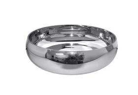 Centro de Mesa em Vidro Espelhado Prata 27cm Arranjo Decoração Flores Centro de Mesa em Vidro Espelhado Prata 27cm Arranjo Decoração Flores