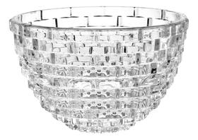 Centro de Mesa em Vidro Strean 15x23x23cm Adely Decor
