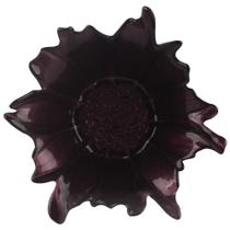 Centro de mesa Flora em vidro 230ml 17x15x6cm cor roxo -L Hermitage