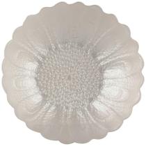 Centro De Mesa Flora Em Vidro 350ml Rosa Claro