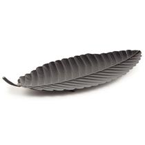 Centro de Mesa Folha Preta em Metal 48,5cm 12061 Mart