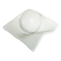 Centro de Mesa Fruteira 1 Esfera em Cerâmica Decor - Branca Centro de Mesa Fruteira 1 Esfera em Cerâmica Decor - Branca