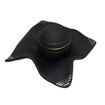 Centro de Mesa Fruteira 1 Esfera em Cerâmica Fosca - Black Gold