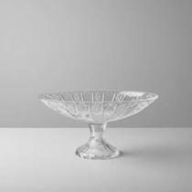 Centro de mesa fruteira bomboniere em vidro oval com pé estrela dagia Centro de mesa fruteira bomboniere em vidro oval com pé estrela dagia