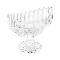 Centro De Mesa Fruteira Compoteira Cristal Wolff 28cm 5339
