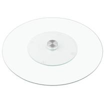 Centro de Mesa Giratório 30cm Vidro Wincy