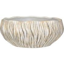 Centro de Mesa Home&Co 10x30cm Cerâmica Branco Decoração para Casa Sala e Ambiente Centro de Mesa Home&Co 10x30cm Cerâmica Branco Decoração para Casa Sala e Ambiente