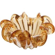 Centro de Mesa Italy Vidro Âmbar 21x10cm Wolff Centro de Mesa Italy Vidro Âmbar 21x10cm Wolff