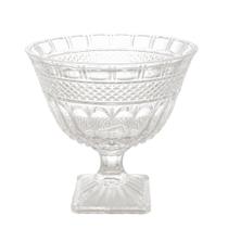 Centro de Mesa Lyor Brandon com Pé de Cristal 26cm x 25,5cm