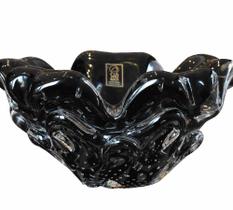 Centro de Mesa Murano Preto São Marcos 10x18cm