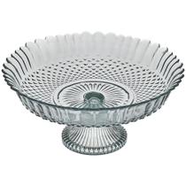 Centro de Mesa Para Cozinha Diazão Com Pé Vidro Natural Ref.2110 Vitazza Centro de Mesa Para Cozinha Diazão Com Pé Vidro Natural Ref.2110 Vitazza