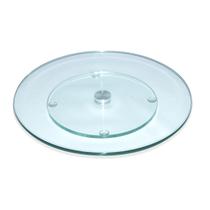 Centro de Mesa Prato Giratório Vidro 8mm Petisqueira 40cm