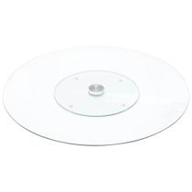 Centro De Mesa Prato Giratório Vidro Temperado 30cm Wolff Cozinha Incolor Centro De Mesa Prato Giratório Vidro Temperado 30cm Wolff Cozinha Incolor