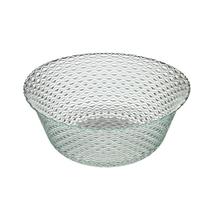 Centro de Mesa Saladeira Escamado Multiuso em Vidro 30x12cm - Vitazza