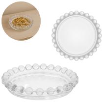 Centro de Mesa Vidro 11cm Porta Jóias Transparente
