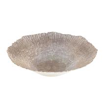 Centro De Mesa Vidro Decorativo Infinity Wolff Marrom Centro De Mesa Vidro Decorativo Infinity Wolff Marrom