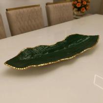 Centro De Mesa Vidro Grande 90cm Decoração De Luxo Gold