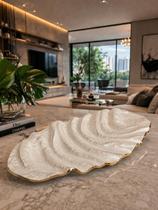 Centro De Mesa Vidro Orgânico Murano Luxuoso De Vidro Centro De Mesa Vidro Orgânico Murano Luxuoso De Vidro