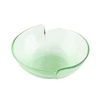 Centro de mesa vidro verde 15x6,5cm -L Hermitage