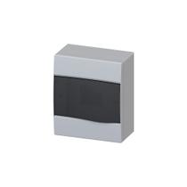 Centro Distribuição Pvc Sobrepor Fume 5 Din Brum
