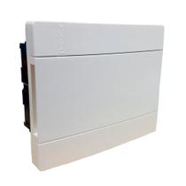 Centro Distribuição Vision Embutir Disjuntor DIN / NEMA Tampa Branca - Eletromar, Tamanho: 9/6