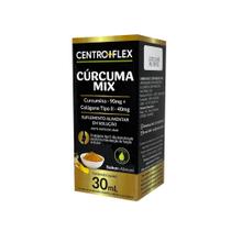 Centro+flex Cúrcuma Mix 30ml - Curcumina + Colágeno Tipo Il Sabor Abacaxi