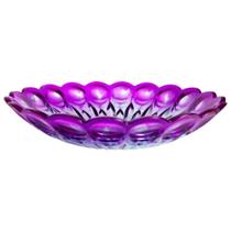 Centro Fruteira De Mesa Esferas Rasa Bicolor Decorativa 30cm