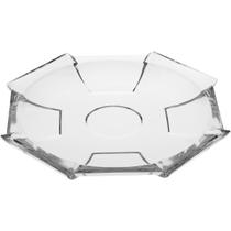 CENTRO MESA 5x32x32cm VIDRO TRANSPARENTE