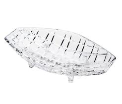 Centro Mesa Cristal Oval Deli 26x15cm