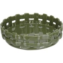 Centro Mesa Decoativa Fruteira HomeCo Cerâmica 6x21 Verde Centro Mesa Decoativa Fruteira HomeCo Cerâmica 6x21 Verde