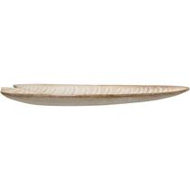 CENTRO MESA FRUTEIRA DECORATIVO FOLHA HOME&CO MDF 2x31x28cm MARROM