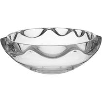 CENTRO MESA VASO DECORATIVO FRUTEIRA CANCAN VIDRO 11x32x32cm CENTRO MESA VASO DECORATIVO FRUTEIRA CANCAN VIDRO 11x32x32cm